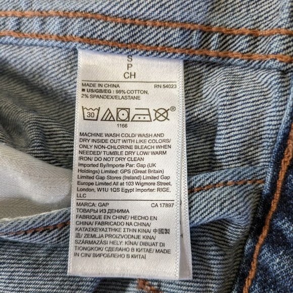 Classic Gap Denim Jean Jacket Medium Wash - Size Small - Picture 6 of 7
